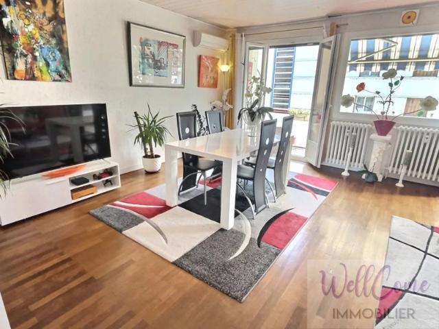 AIX LES BAINS appartement 75.50m² rénové et climatisé au 6ème étage + cave
