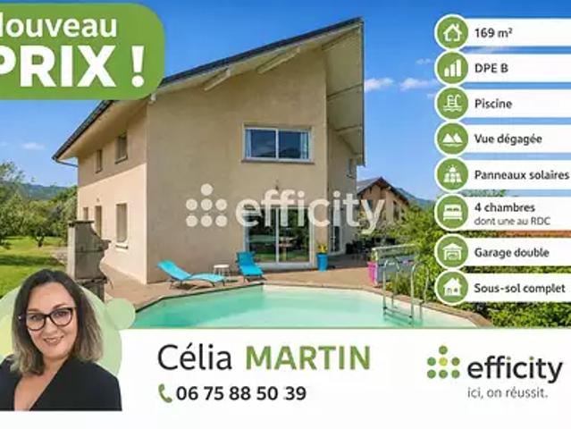 Aix les Bains 73100 Achat / Vente maison 6 pièces t6 piscine jardin