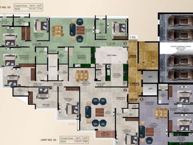 Ajmera Prive 4 Bedroom 2090 Sq. Ft. Apartment in Juhu Mumbai Listing ID: #10387