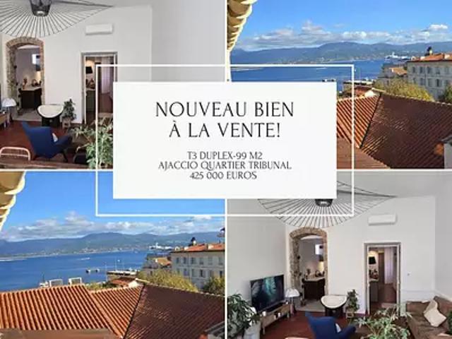 Ajaccio 20000 Achat / Vente appartement 3 pièces t3