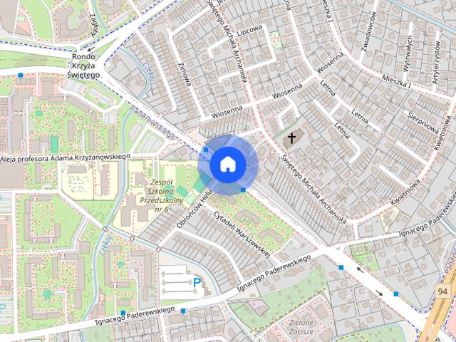 al. Krzyżanowskiego | kawalerka, parking | 25 m2 PL/EN