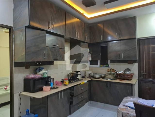 Al rauf sky corner | new building | for sale | new kitchen | 2bed drawing dinning | lift | basement parking | near hbl bank | only sweet water | solar system | sector 11e north karachi | 900sqft | demand 95 lacs 45,000 rental income