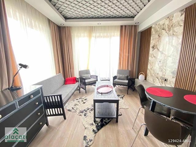 Alaçatıdan İncekte Ara Katta Eşyalı Kiralık 2+1