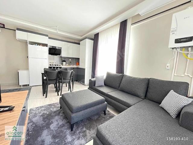 'alaçatı'dan katta kiralık eşyalı 1+1 daire
