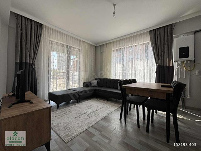 ALAÇATIDAN İNCEK TE ARAKAT SIFIR EŞYALI KİRALIK 1+1 DAİRE