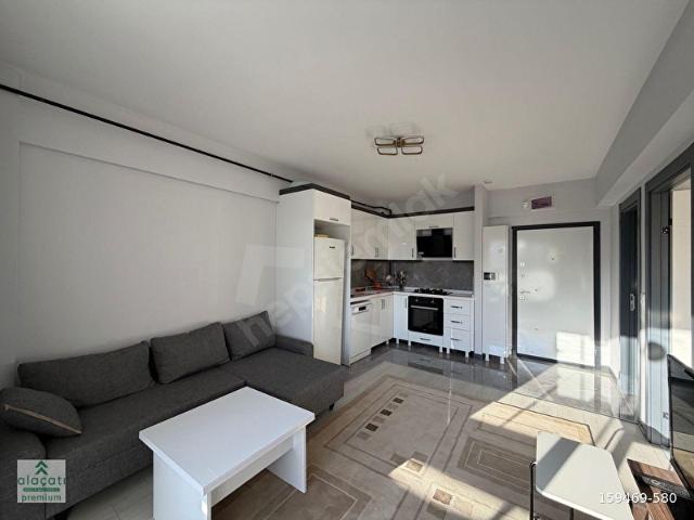 ALAÇATI'DAN YBÜ YAKINI 1.KATTA FULL EŞYALI KİRALIK 1+1 DAİRE