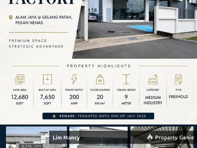 Alam Jaya Semi Detached Medium Industrial Factory