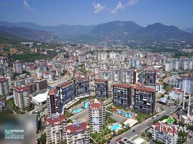 ALANYA CİKCİLLİ MAH. CRYSTAL PARK 2+1 125 M2 EŞYALI GENİŞ DAİRE