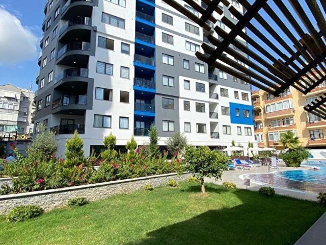 ALANYA CLEOPATRA KONAK TWİN TOWERS'DA 2+1 EŞYALI SATILIK DAİRE