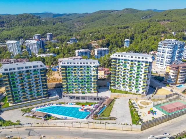 Alanya Avsallar Konak Green Towers’da Kiralık 1+1 Daire