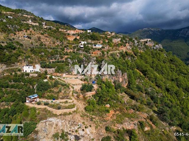 Alanya Bademağacı'nda 1.614 m Satılık Deniz Manzaralı Tarla