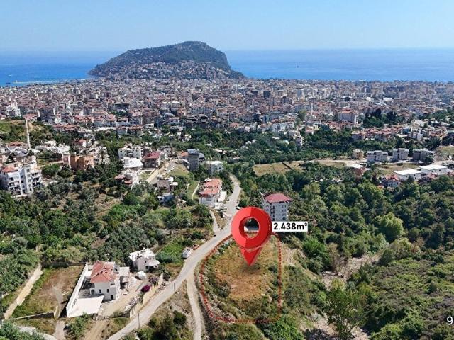 ALANYA BEKTAŞTA SATILIK 2.5 KAT İMARLI 1.219 M2 ARSA