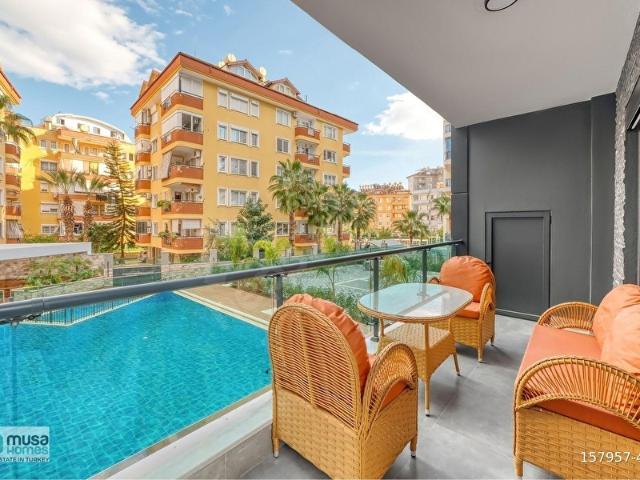 Alanya Güllerpınarında İskanlı Tapu Masrafsız Eşyalı Sıfır Daire