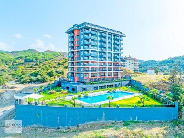 ALANYA DEMİRTAŞ'TA DENİZ MANZARALI FULL AKTİVİTELİ SİTEDE 1+1 SATILIK DAİRE