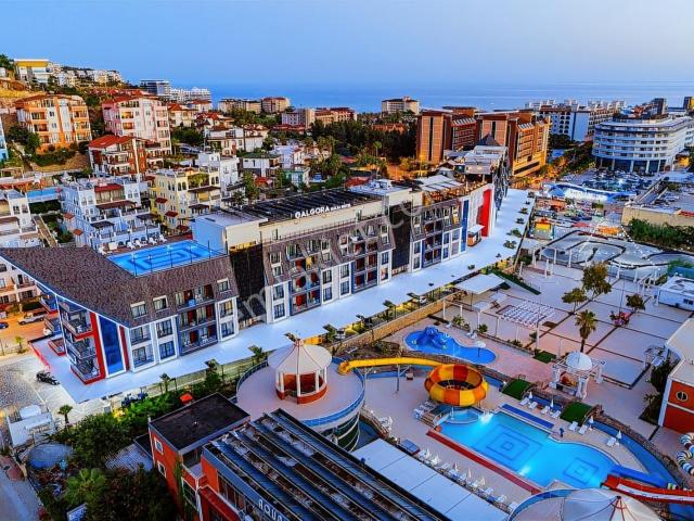 Alanya Konaklıda Satılık 1+1 Site İçi Sıfır Eşyalı Lüks Daire