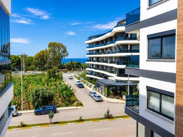 Alanya Kargıcak'ta Deniz Manzaralı Lüks Komplekste 1+1 Satılık Daire