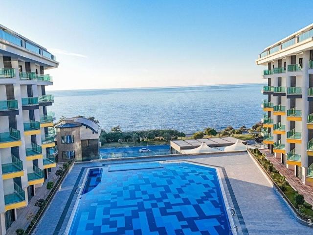 ALANYA KARGICAK MAH. KONAK SİTESİNDE DENİZ MANZARALI 1+1 DAİRE
