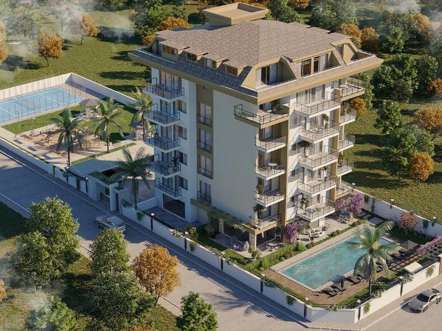 Stylowe 3 pokojowe apartamenty z widokiem na morze w Kestel