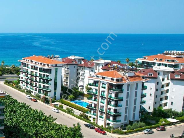 Alanya Kestel 1+1 65m2 Denize Sıfır Açık Kapalı Havuz Sauna,acil