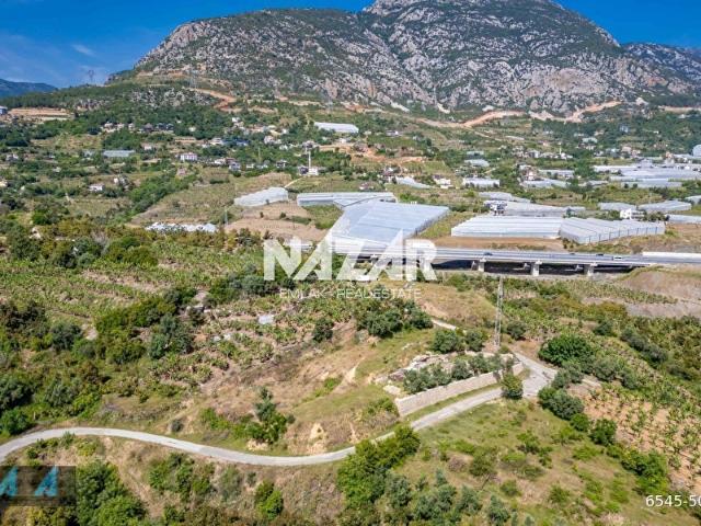 Alanya Kestelde 652 m Satılık Deniz Manzaralı Tarla