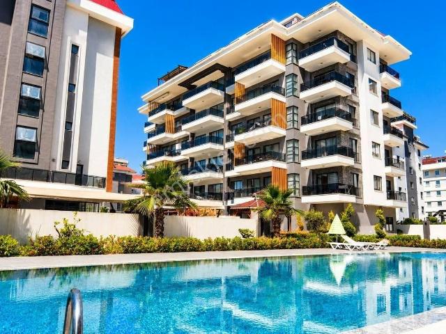 Alanya Kestel'de Denize 100 Metre Mesafede Sıfır Binada 1+1 Satılık Daire