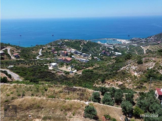 ALANYA HACIMEHMETLİ MAHALLESİNDE SATILIK 400 M2 DENİZ MANZARALI ARSAMIZ