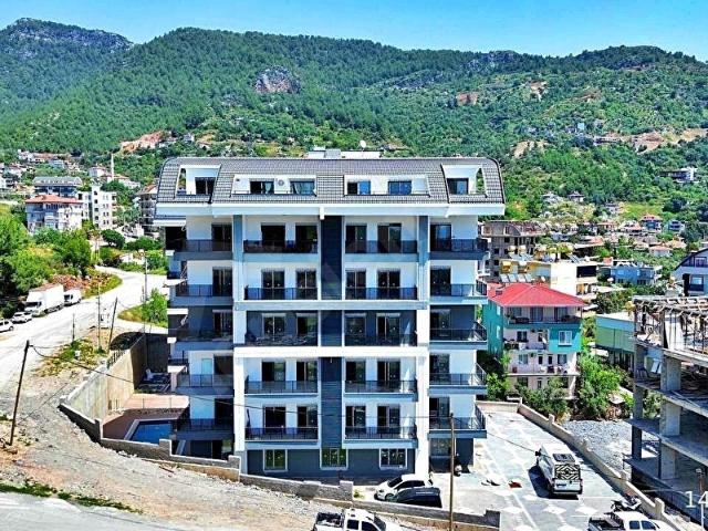 ALANYA ÇIPLAKLI'DA SATILIK 1+1 SIFIR DENİZ MANZARALI DAİRE