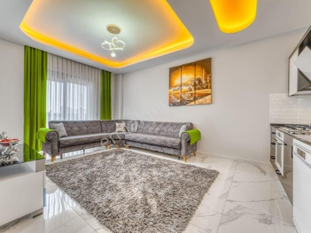 Alanya Oba’da 2+1 Full Lüks Mobilyalı Satılık Daire