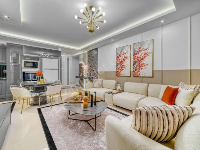 Alanya Oba 2+1 Lüks Daire Denize 250m Full Mobilyalı Ve Yatırım Fırsatı!