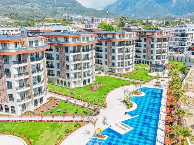 Alanya Oba 2+1 107m2 Kapalı Otopark,havuz,fitness,sauna,lüx Site