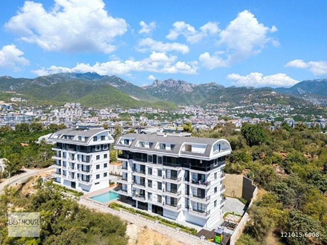 ALANYA OBADA LÜKS SİTEDE FULL MANZARALI 3+1 DUBLEKS SATILIK DAİRE