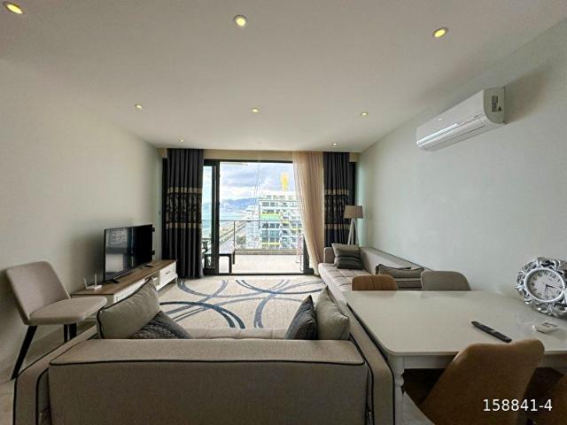 ALANYA MAHMUTLAR DENİZE SIFIR MANZARALI EŞYALI SATILIK 1+1 DAİRE
