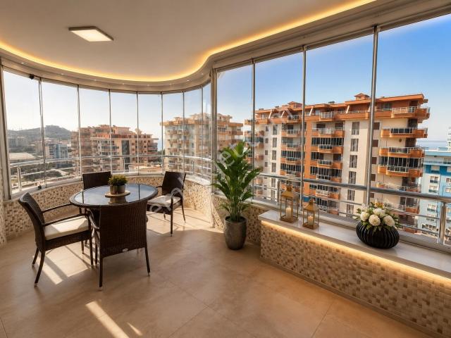 Alanya Mahmutlar 4+1 235m2 Lüx Eşya Deniz Manzaralı Aktiviteliii