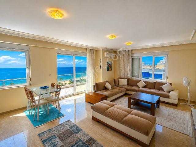 Alanya Mahmutlarda Denize Sıfır Full Deniz Manzaralı 2+1 Daire