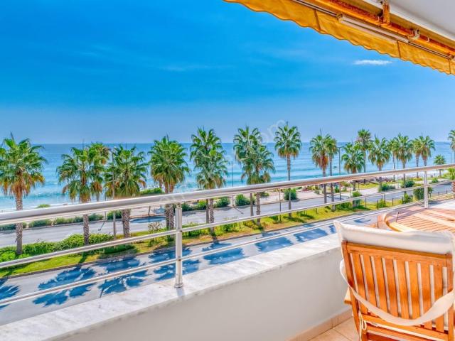 Alanya Mahmutlarda Denize Sıfır 3+1 Satılık Daire Full Deniz Manzaralı
