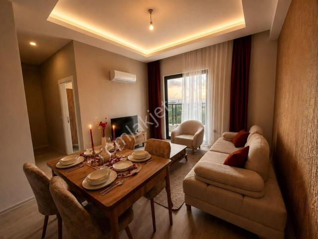 Alanya Mahmutlar'da Sıfır Site İçerisinde Full Lüks Eşyalı 1+1 Satılık Daire