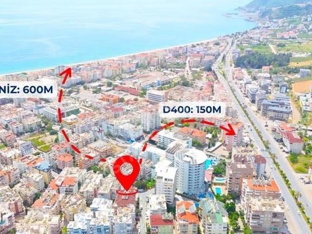 Alanya Merkez Kızlar Pınarı Blue Star Yanı Satılık 2+1 Eşyalı