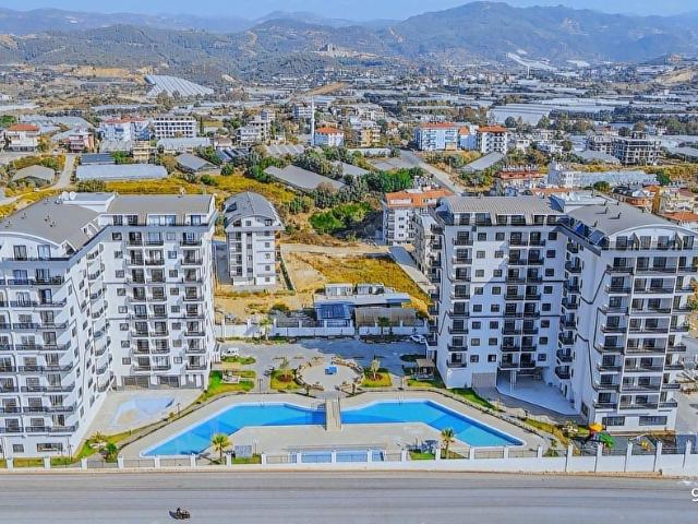 ALANYA PAYALLARDA SATILIK OTEL KONSEPTİ DENİZ MANZARALI 2+1DAİRE