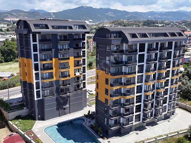 ALANYA PAYALLAR'DA SATILIK 1+1 KREDİYE UYGUN İSKANLI DAİRE