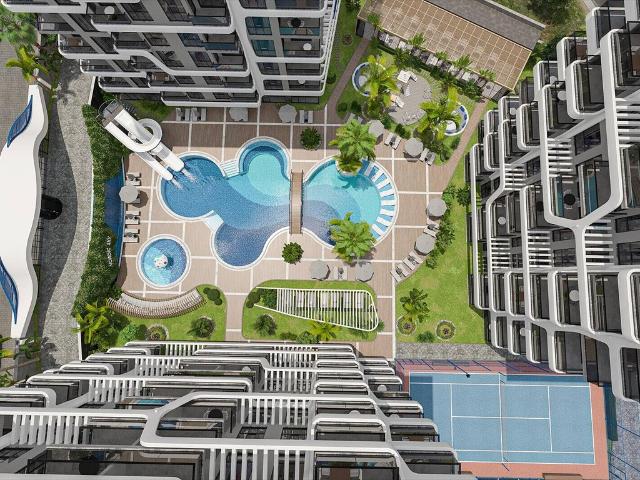 Apartament z widokiem na morze i systemem smart w Alanyi