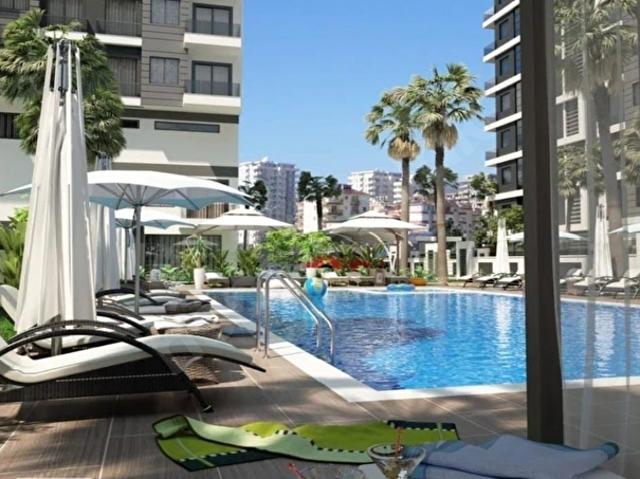 ALANYA'DA DENİZE 150 M EBEVEYN BANYOLU 2+1 EŞSİZ FİYAT