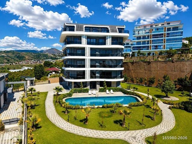 ALANYANIN EN LÜKS DAİRESİNİ SATIYORUZ DENİZ VE KALE MANZARALI