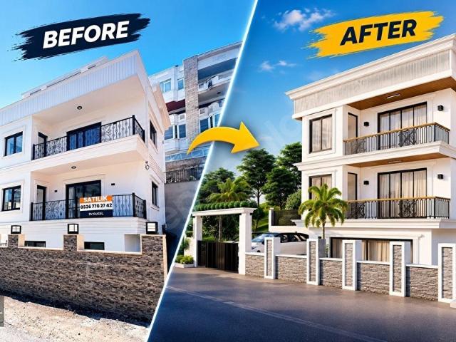 ALANYA'NIN KALBINDE ÖZEL SATILIK VILLA
