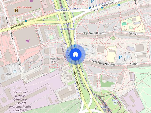 Albatross Towers, Apartament 65m2, dwa balkony,16p