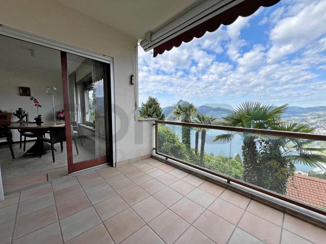 Aldesago Lugano 3 ½ Zi Wohnung mit Seesicht | dreamo. Ch