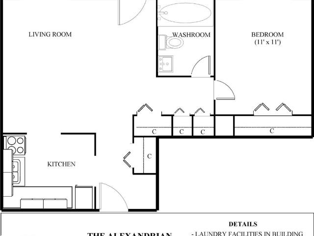 Alexandrian Apartments Apartment 1 Bedroom [object Promise] for Rent