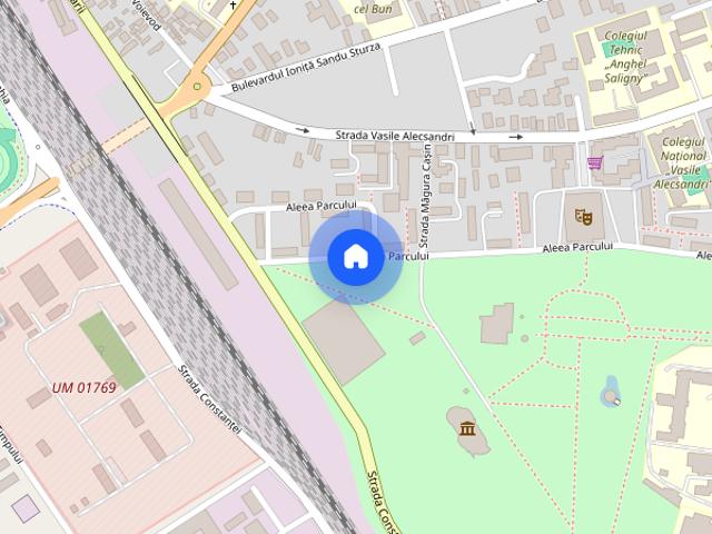 Aleea Parcului etajul 1 decomandat mobilat utilat boxă la subsol