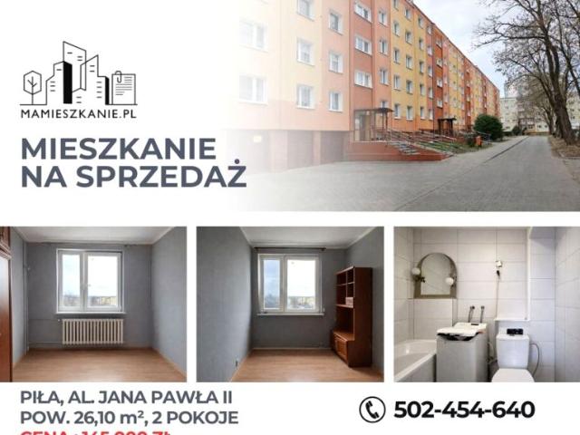 Aleja Jana Pawła II 26,10 m², Piła