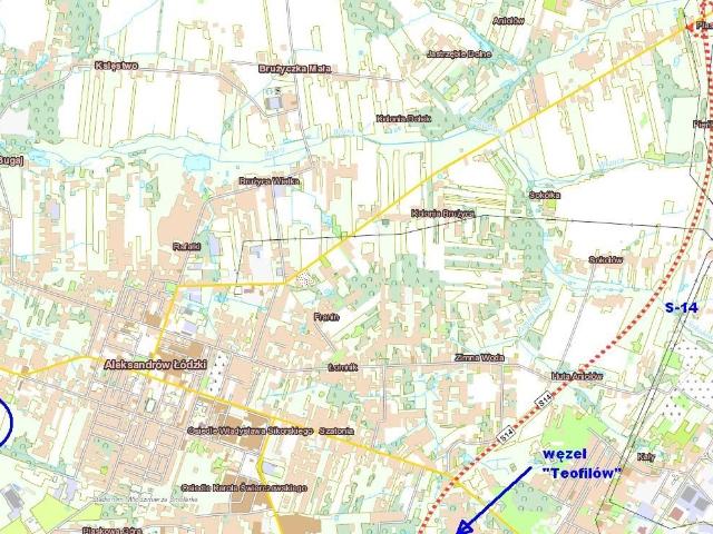 Działka usługowo przemysłowa 50 582 m² w Aleksandrowie