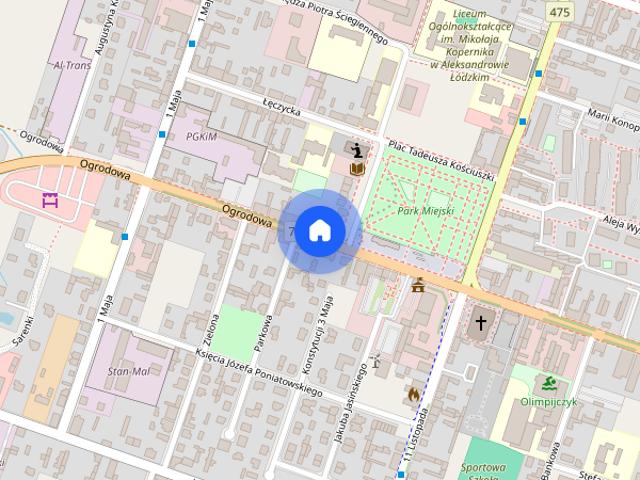 Aleksandrów Łódzki, 2 osobne pokoje